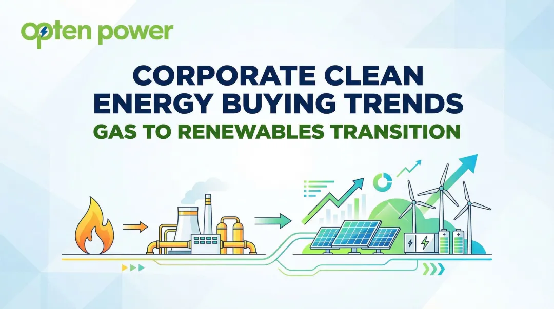 Corporate Clean Energy Buying Trends: Gas to Renewables Transition