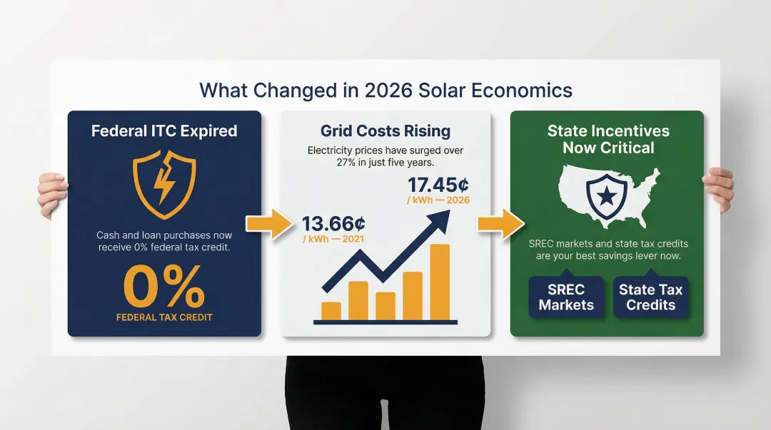 Three major 2026 solar economics shifts affecting payback period calculations