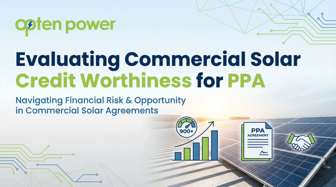 Evaluating Commercial Solar Credit Worthiness for PPA
