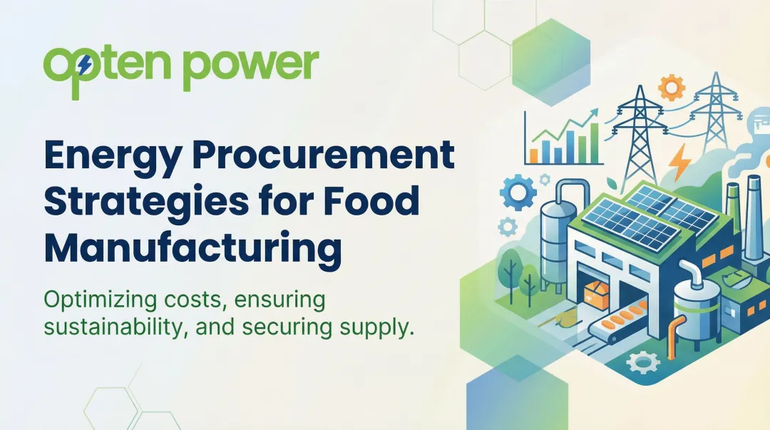 Energy Procurement Strategies for Food Manufacturing