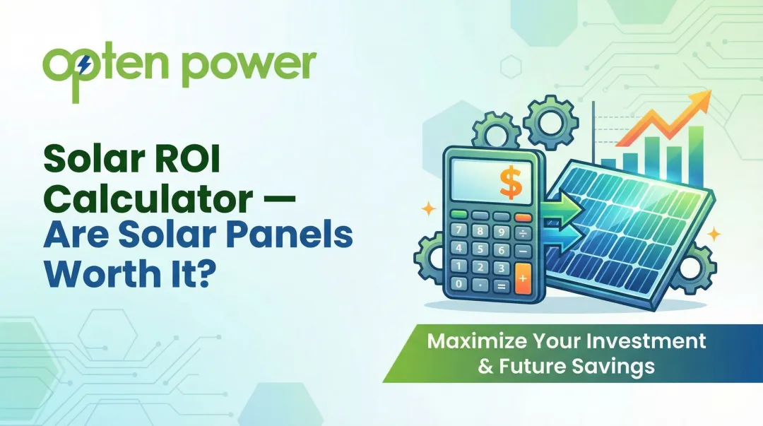 Solar ROI Calculator — Are Solar Panels Worth It?