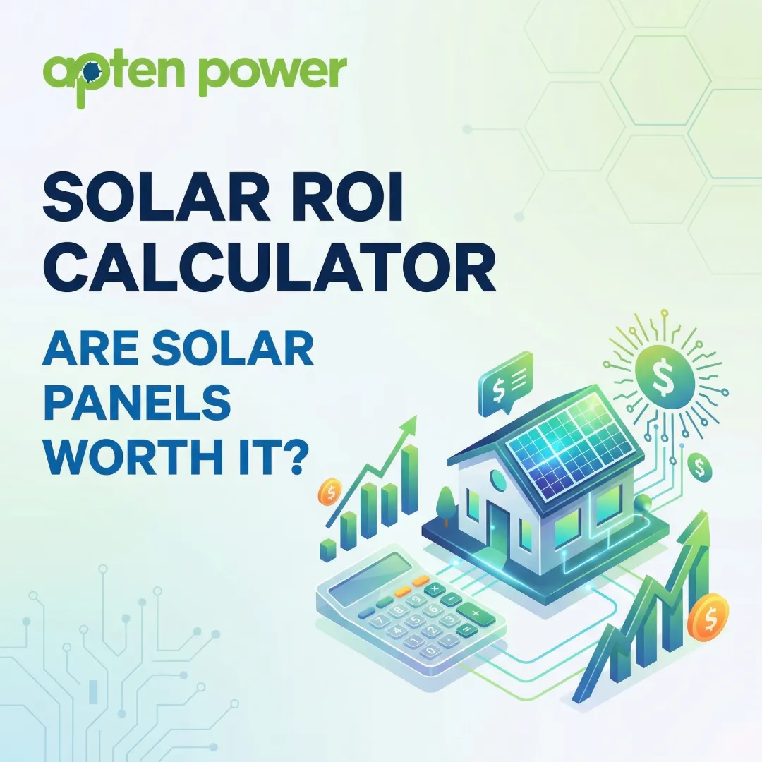 Solar ROI Calculator — Are Solar Panels Worth It?