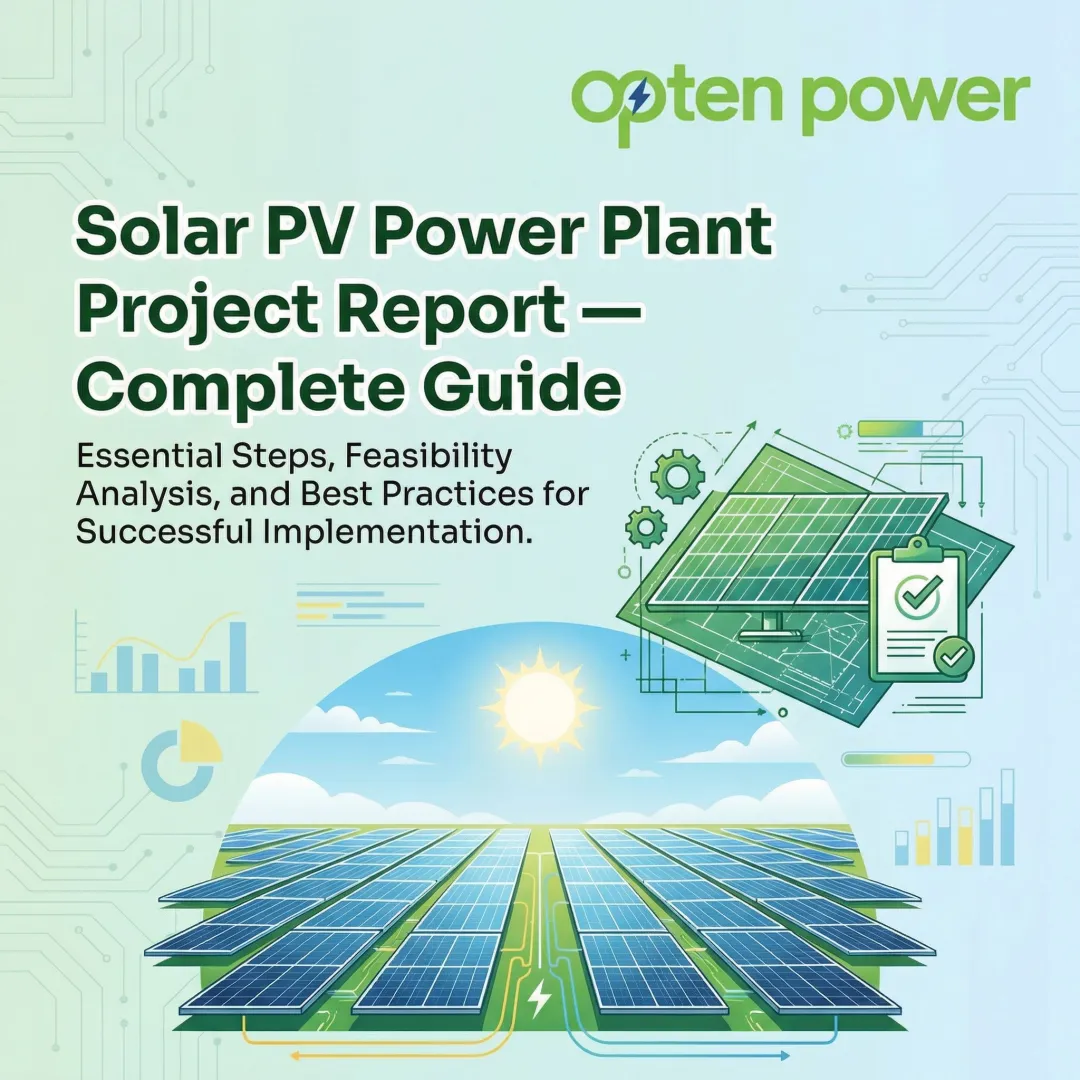 Solar PV Power Plant Project Report — Complete Guide