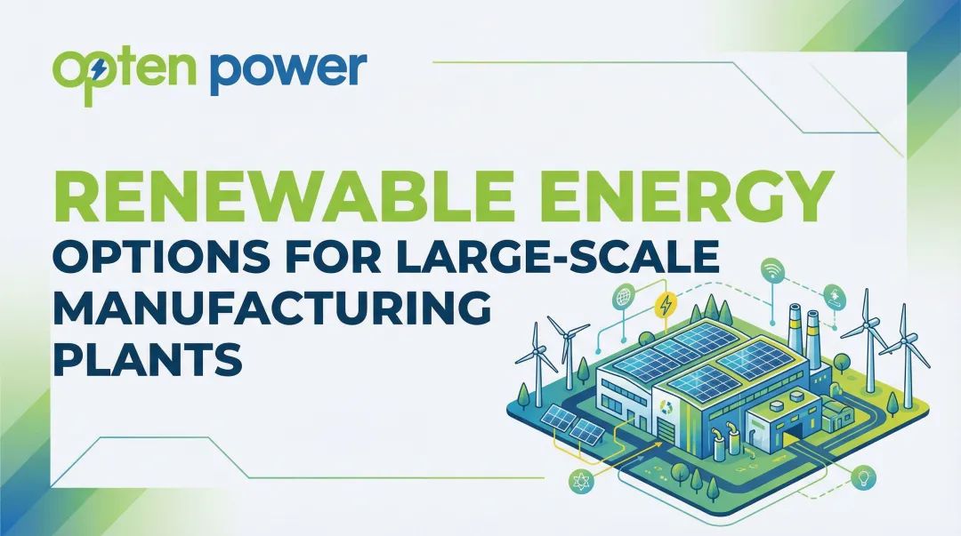 Renewable Energy Options for Large-Scale Manufacturing Plants