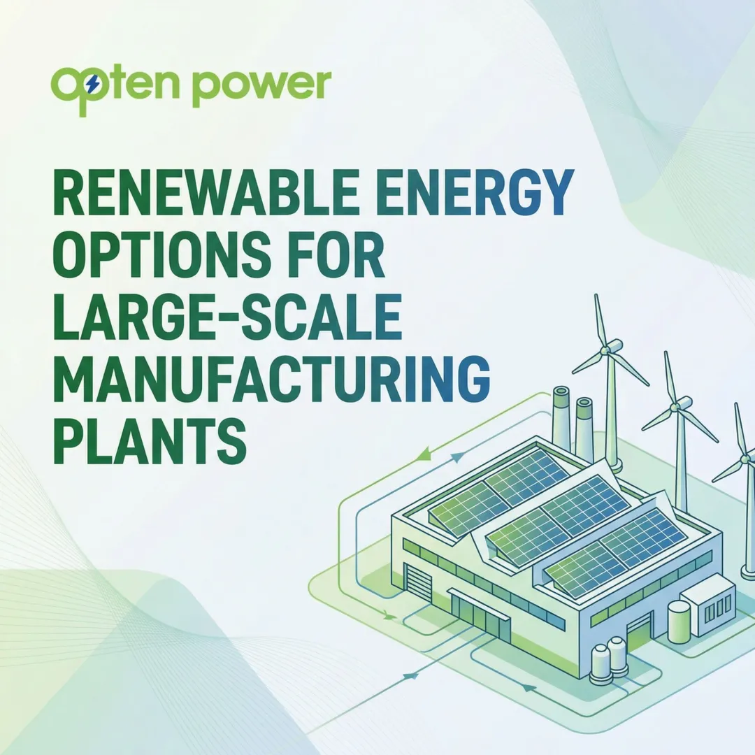 Renewable Energy Options for Large-Scale Manufacturing Plants