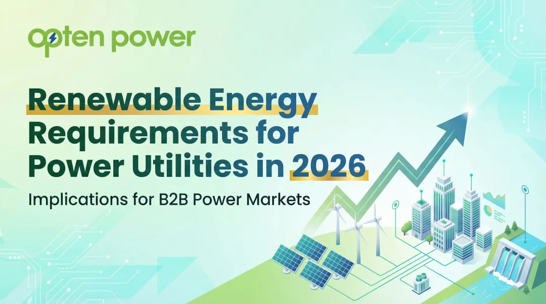 Renewable Energy Requirements for Power Utilities in 2026