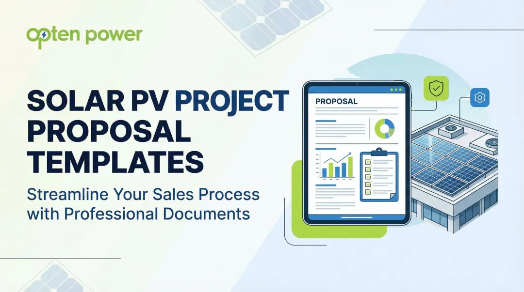 Solar PV Project Proposal Templates
