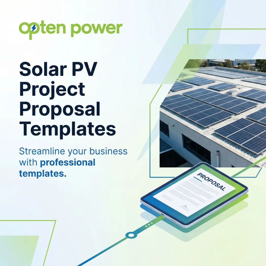 Solar PV Project Proposal Templates