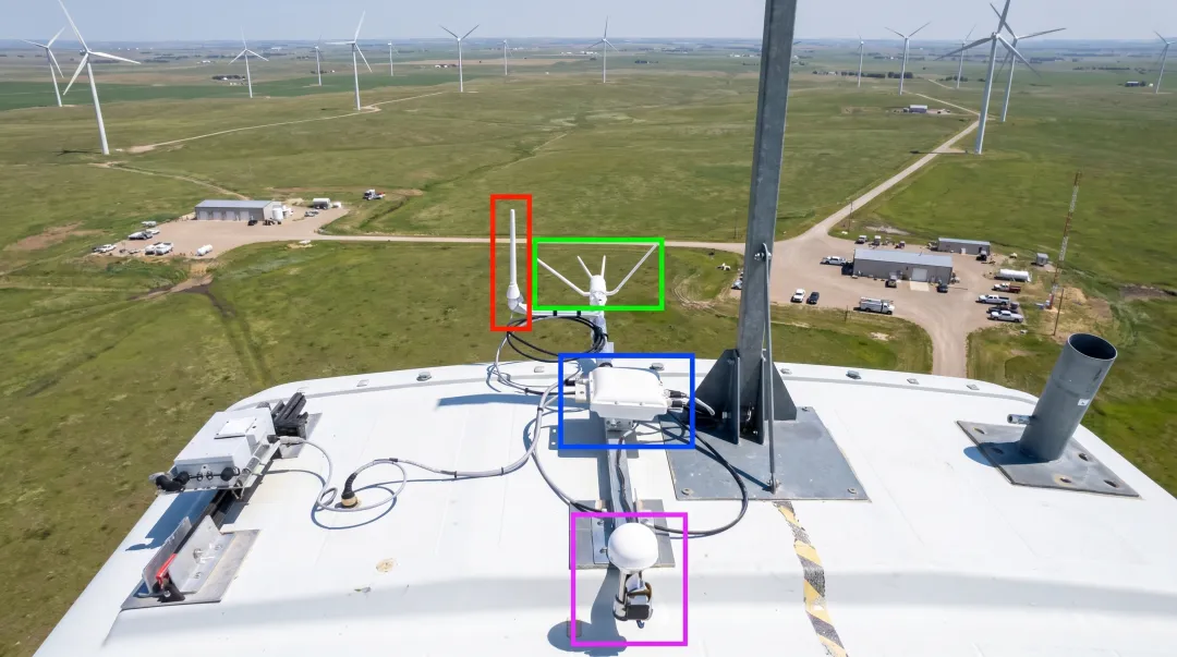 Wind turbine predictive maintenance sensor monitoring system in operational field setting