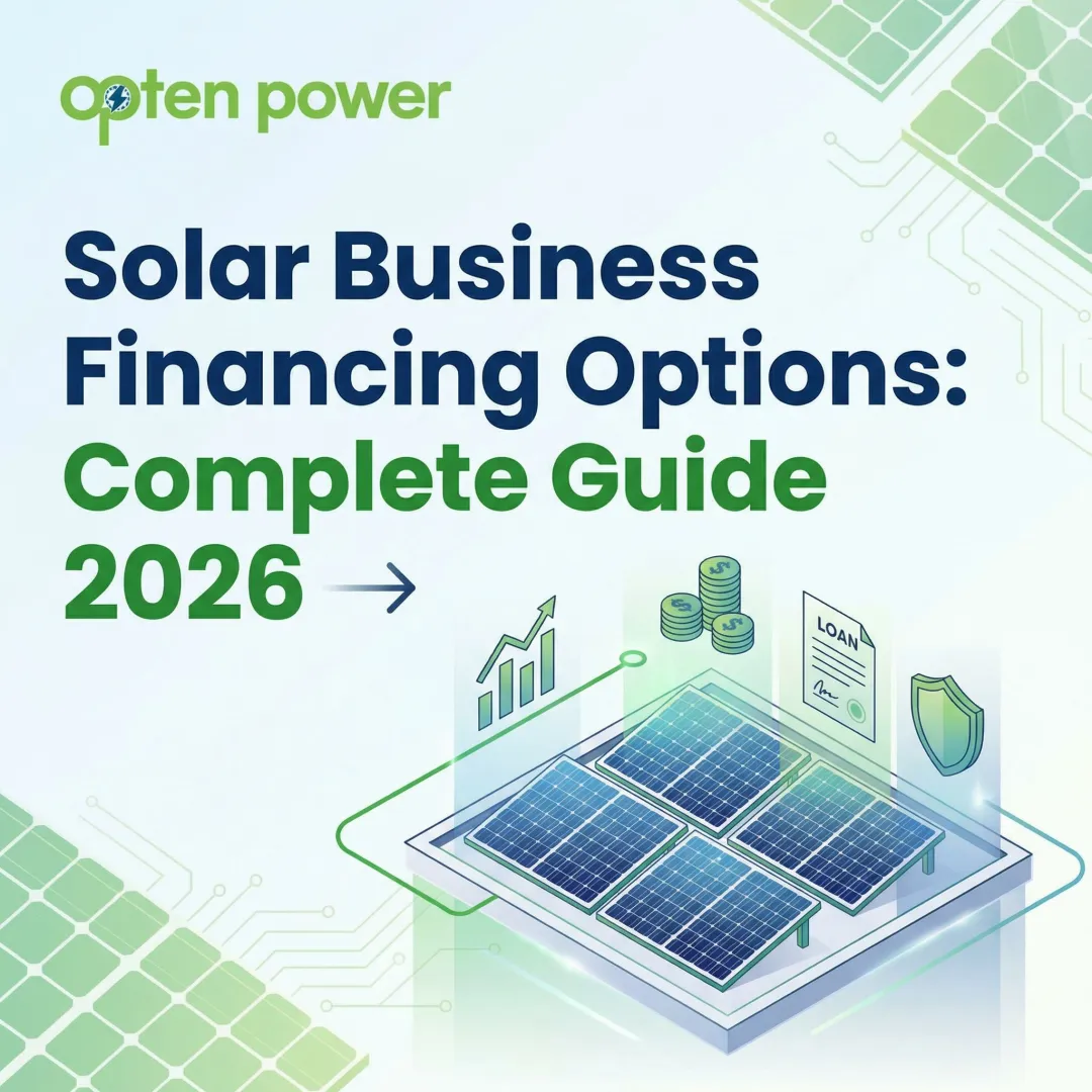 Solar Business Financing Options: Complete Guide 2026