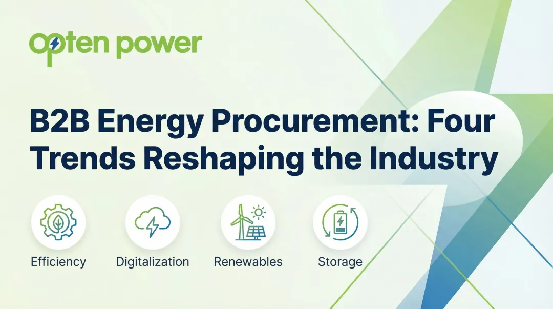 B2B Energy Procurement: Four Trends Reshaping the Industry