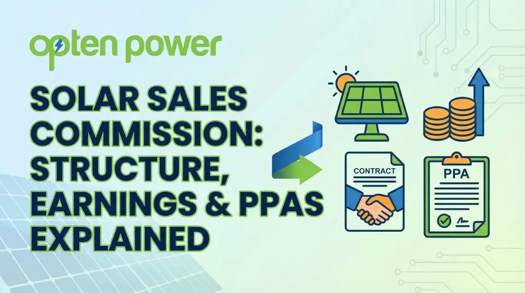Solar Sales Commission: Structure, Earnings & PPAs Explained