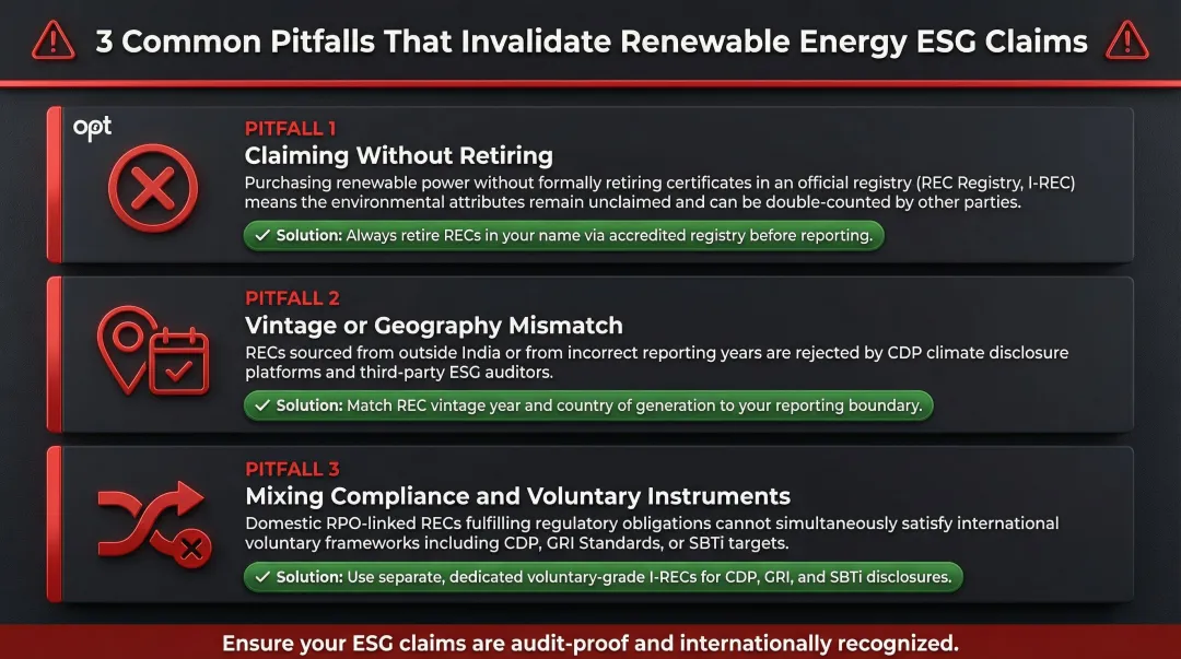 Three common REC pitfalls undermining renewable energy ESG claims for Indian companies