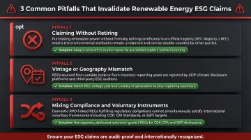 Three common REC pitfalls undermining renewable energy ESG claims for Indian companies