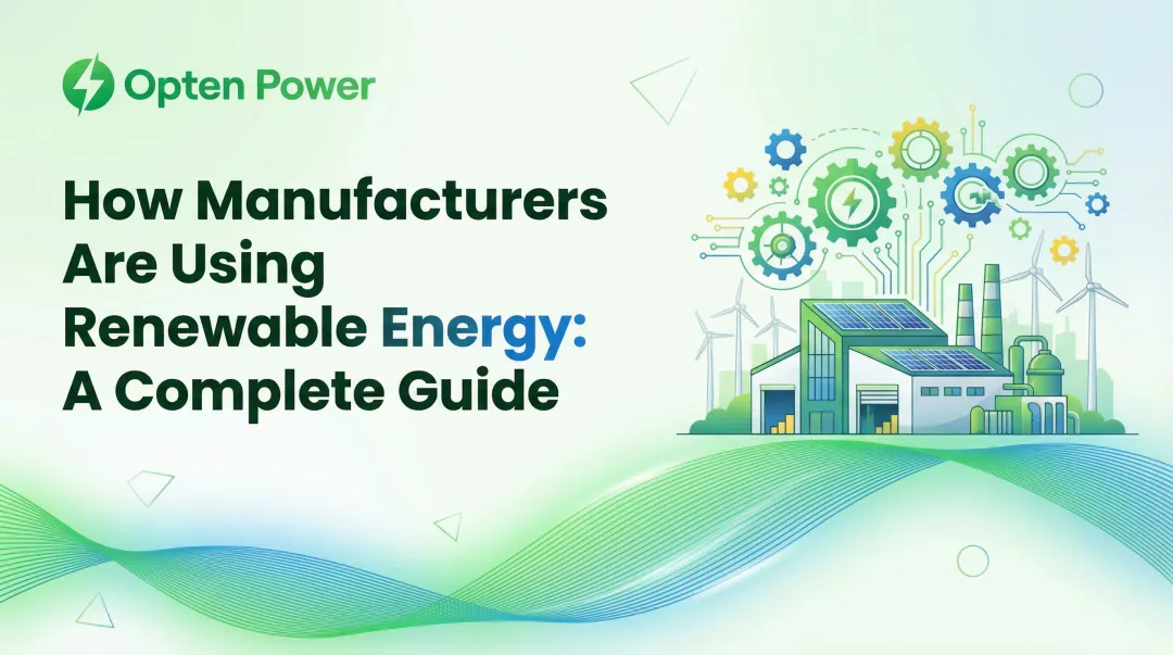 How Manufacturers Are Using Renewable Energy: A Complete Guide