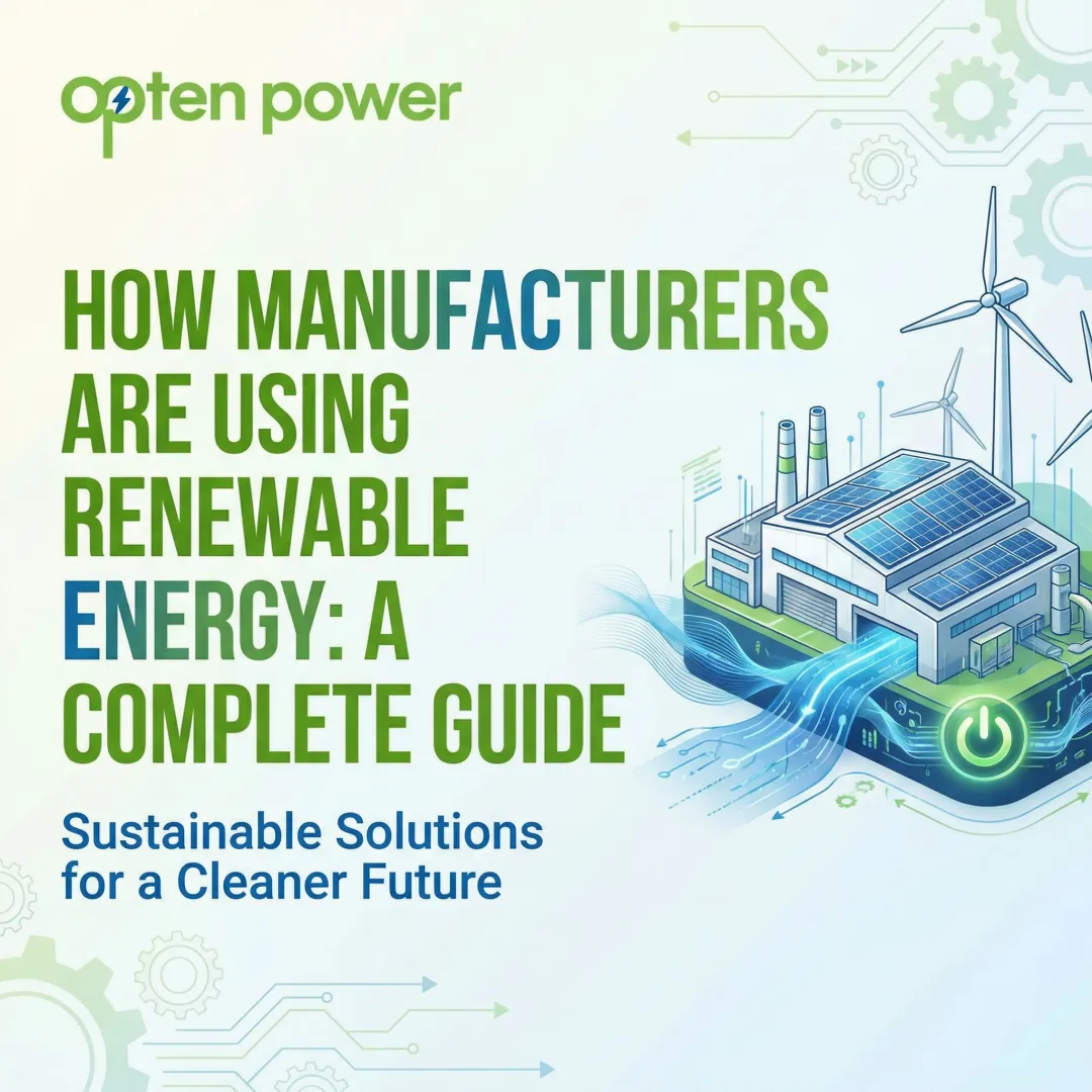 How Manufacturers Are Using Renewable Energy: A Complete Guide