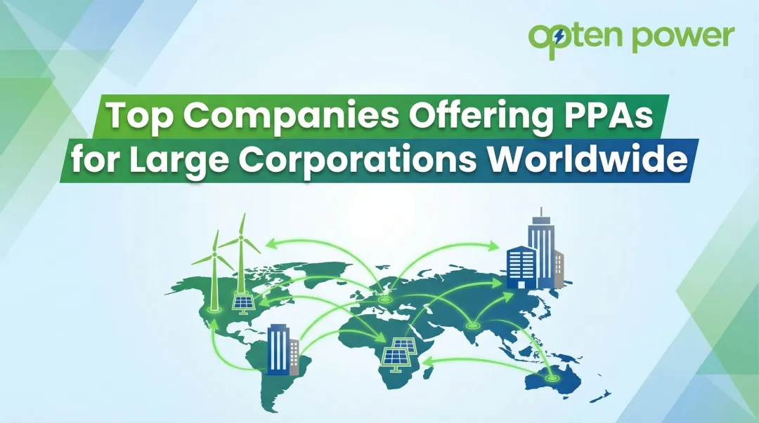 Top Companies Offering PPAs for Large Corporations Worldwide