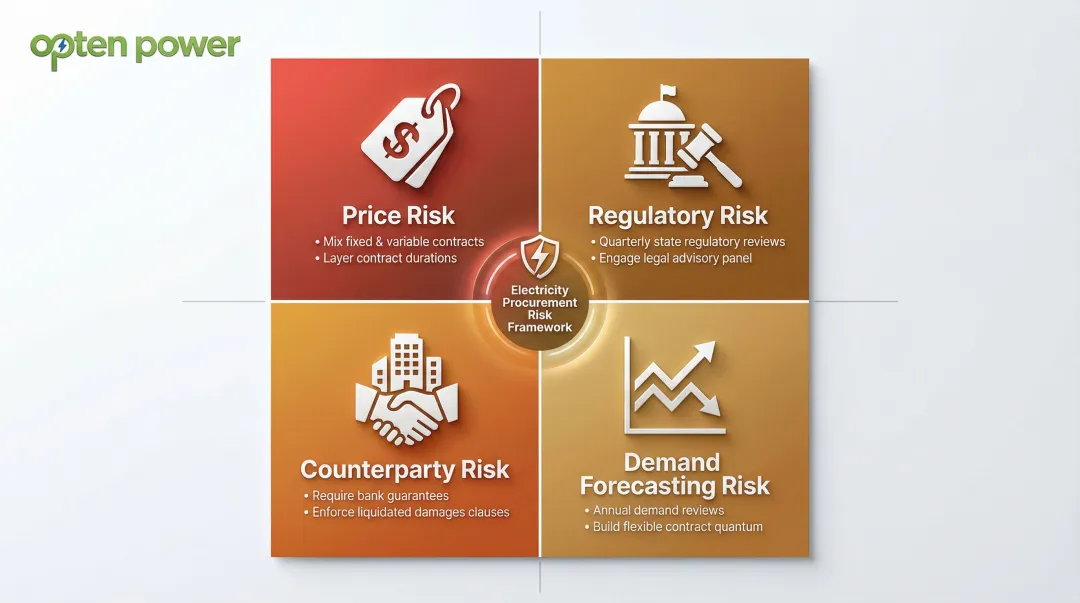 Four electricity procurement risk types and mitigation strategies for C&I businesses