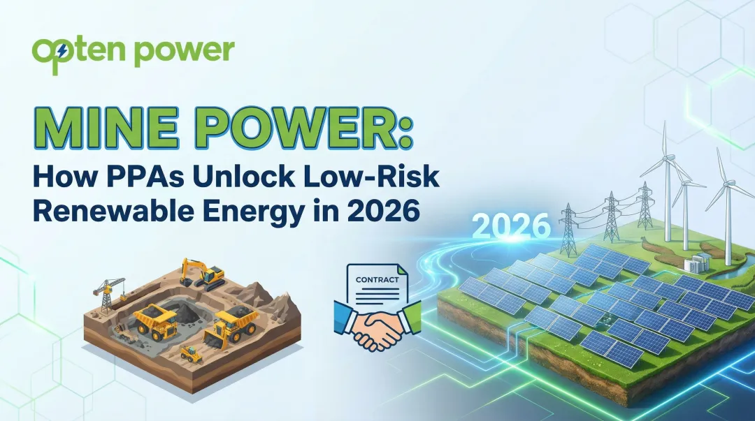 Mine Power: How PPAs Unlock Low-Risk Renewable Energy in 2026