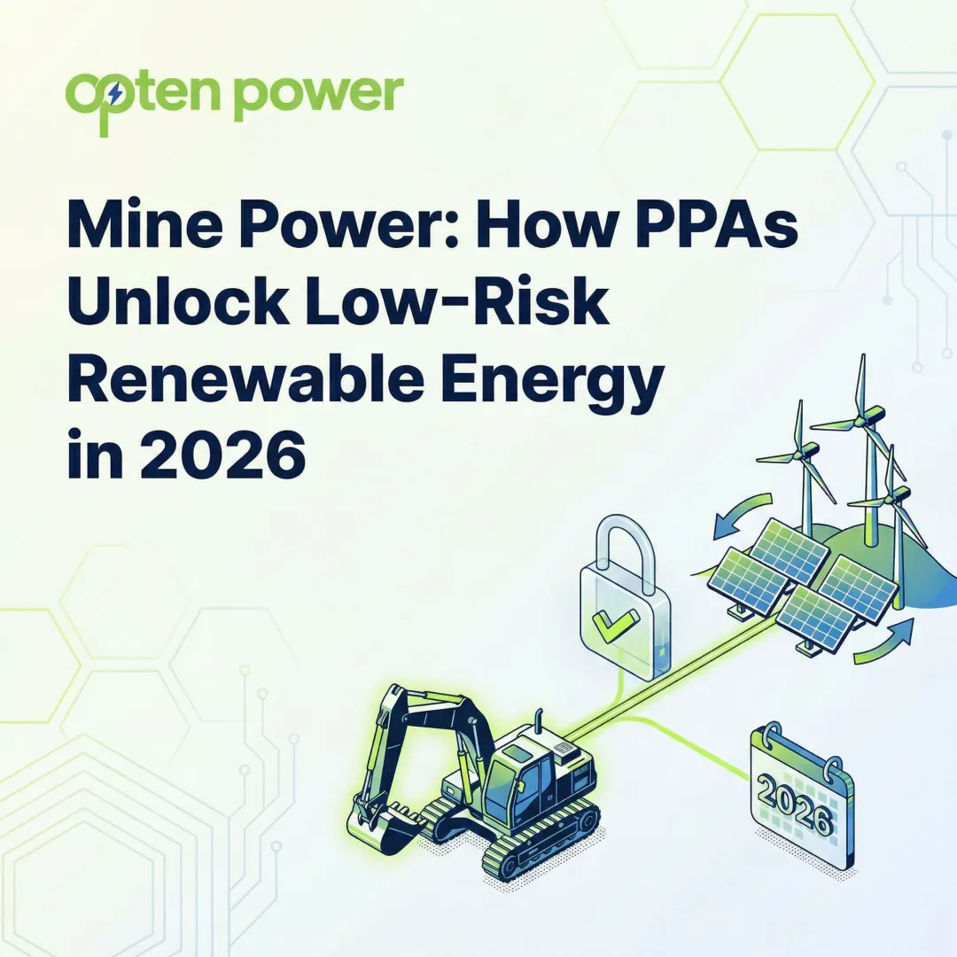 Mine Power: How PPAs Unlock Low-Risk Renewable Energy in 2026