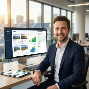 Step-by-step renewable energy procurement process on the Opten Power platform