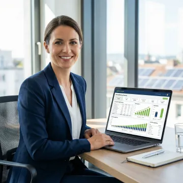 Step-by-step renewable energy project financing process on a digital platform