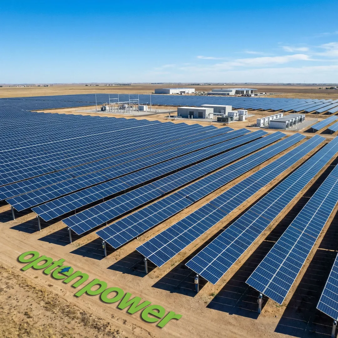 Large-scale solar energy installation serving commercial and industrial facilities in India