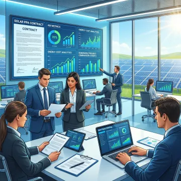 Commercial solar PPA procurement workflow