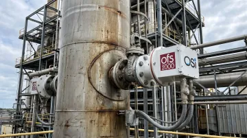 OFS-2000 optical flow sensor installed on industrial power plant stack