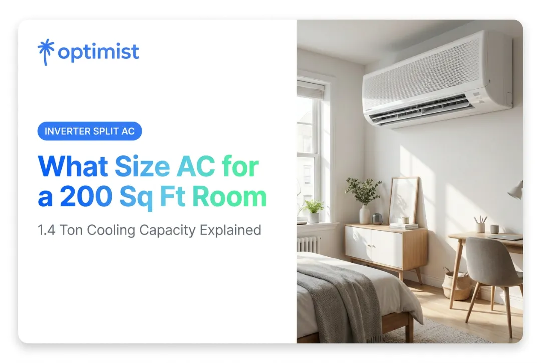 What Size AC for a 200 Sq Ft Room