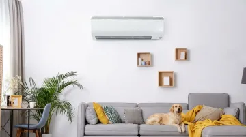 Daikin inverter split AC indoor unit mounted on residential room wall