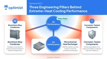 Three engineering factors preventing AC cooling capacity drop in heat