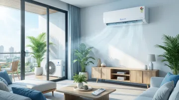 Optimist India's Real AC split unit installed in modern Chennai home