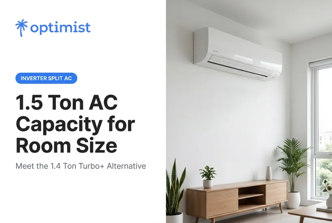 1.5 Ton AC Capacity for Room Size