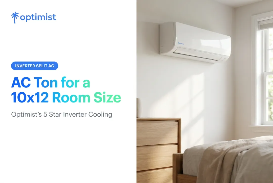 AC Ton for a 10x12 Room Size