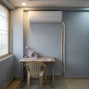 Inverter split AC in a hostel or PG room