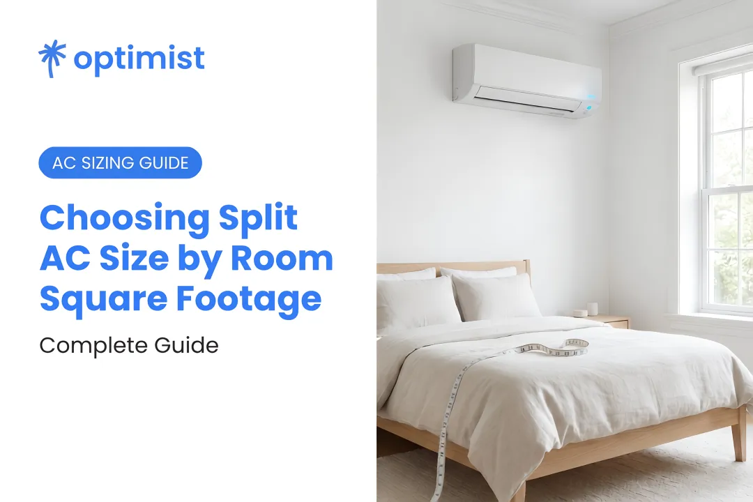 Choosing Split AC Size by Room Square Footage: Complete Guide
