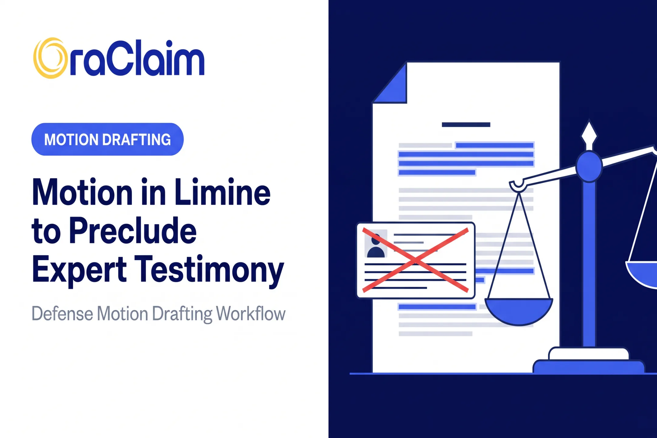 Motion in Limine to Preclude Expert Testimony
