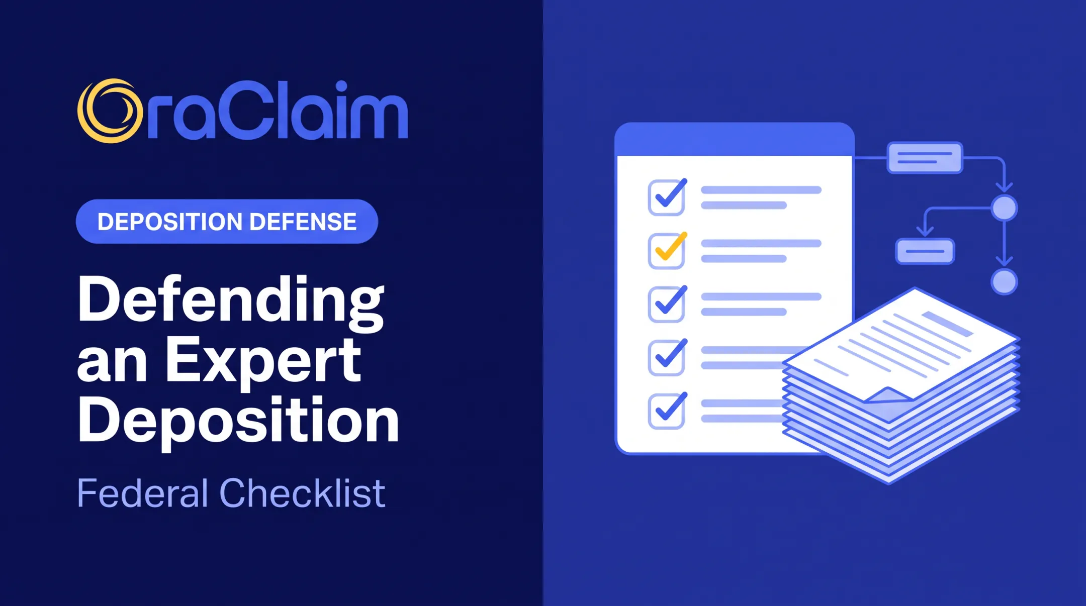 Defending an Expert Deposition: Federal Checklist