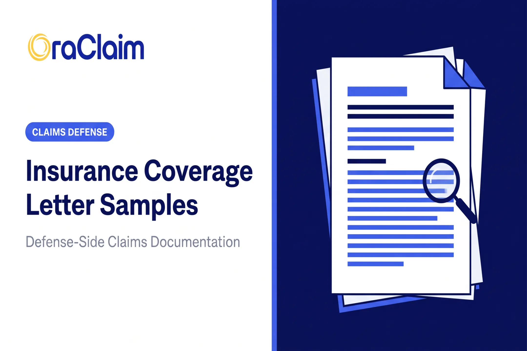 Insurance Coverage Letter Samples