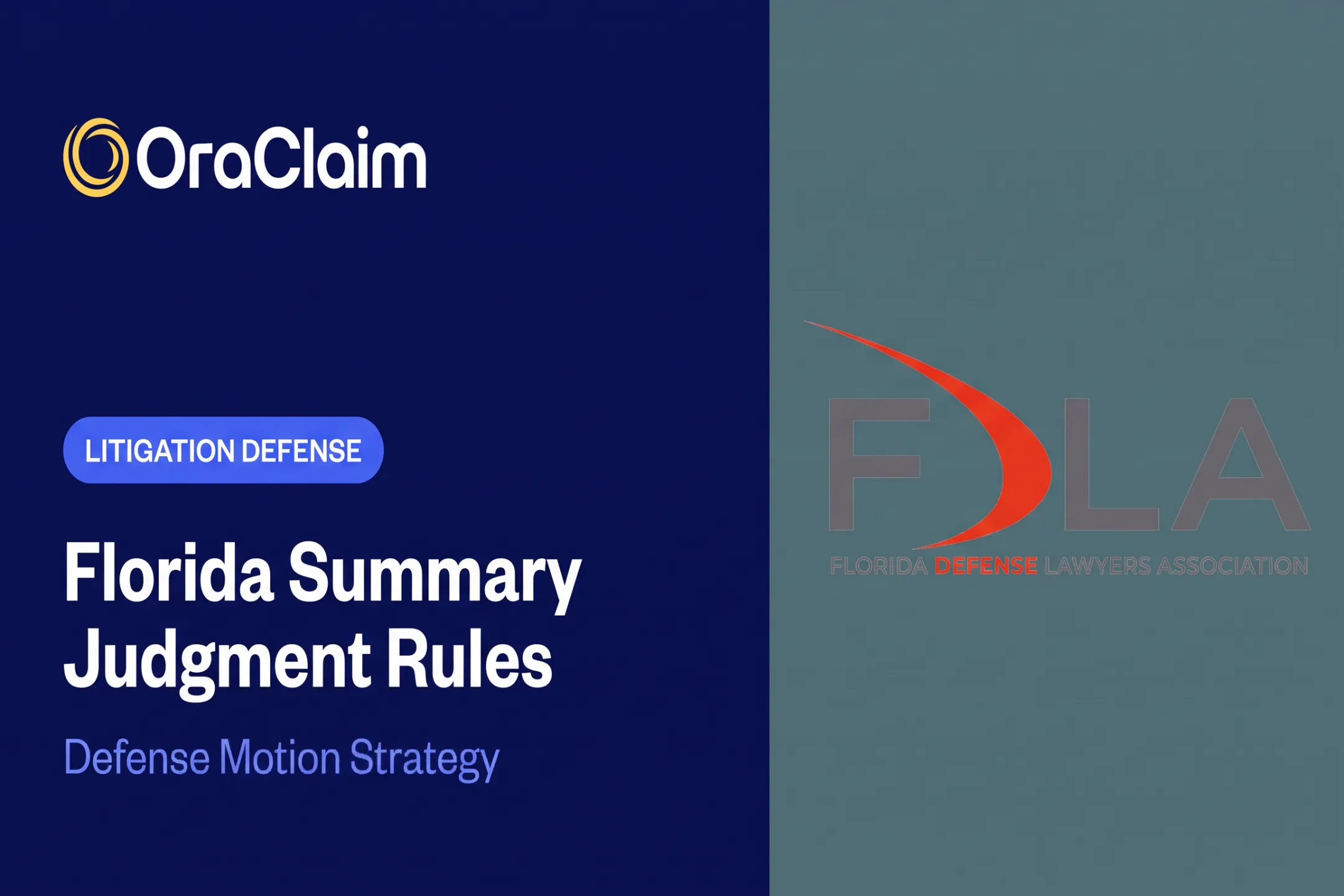 Florida Summary Judgment Rules