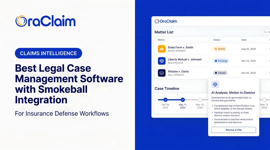 Best Legal Case Management Software with Smokeball Integration