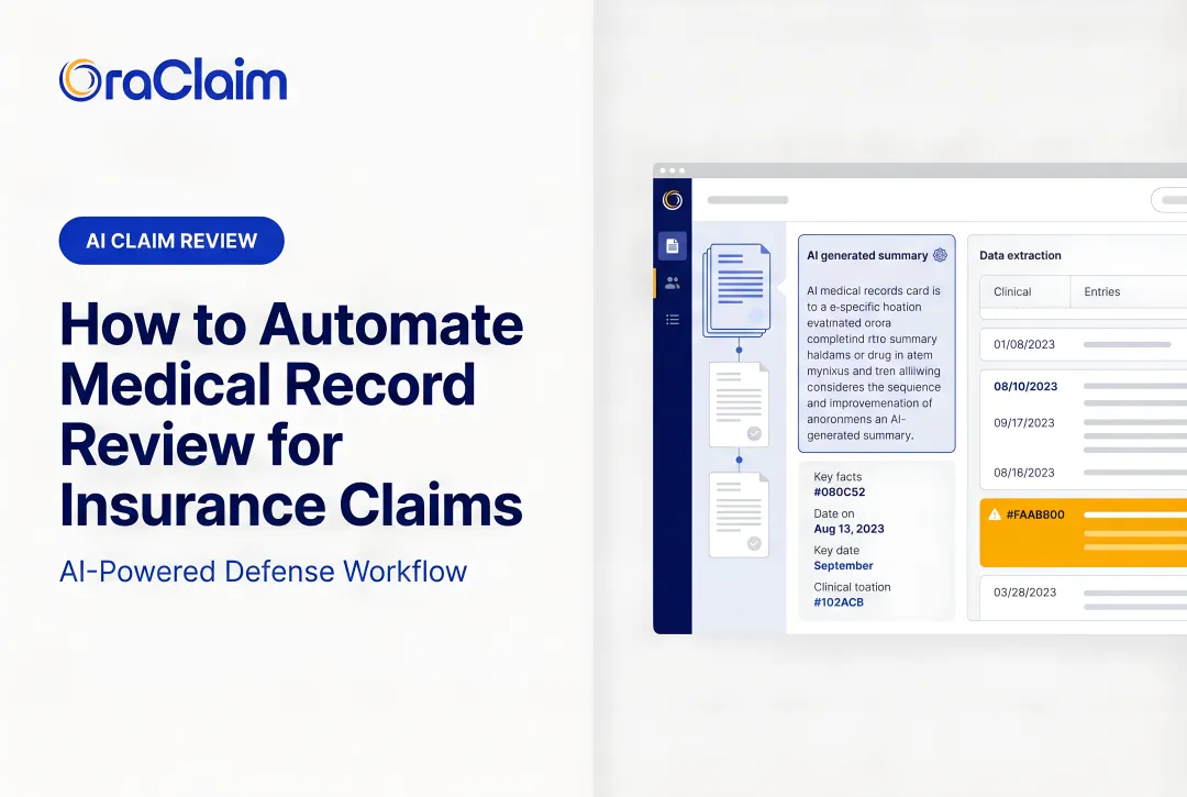 How to Automate Medical Record Review for Insurance Claims