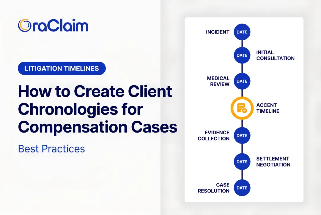 How to Create Client Chronologies for Compensation Cases: Best Practices