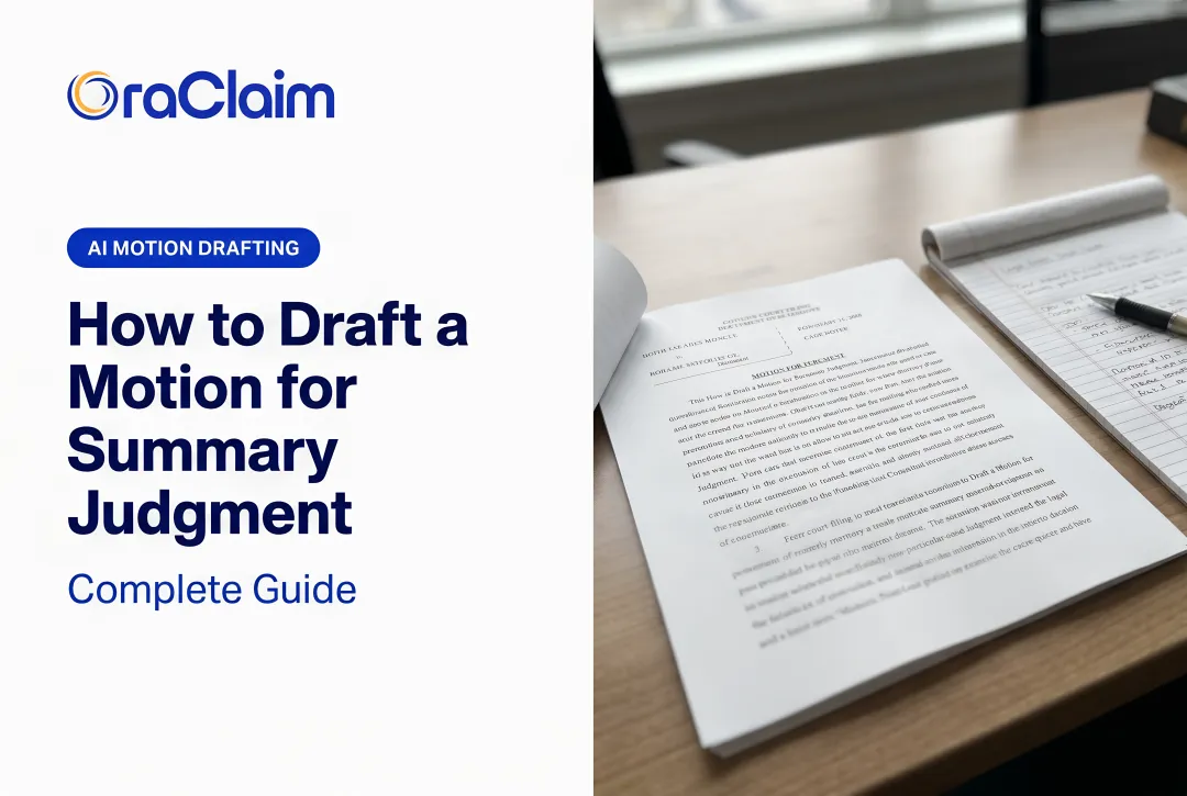 How to Draft a Motion for Summary Judgment: Complete Guide