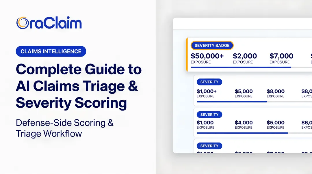 Complete Guide to AI Claims Triage & Severity Scoring