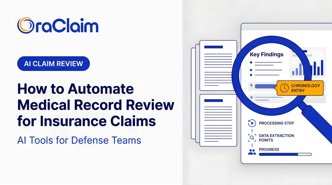 How to Automate Medical Record Review for Insurance Claims