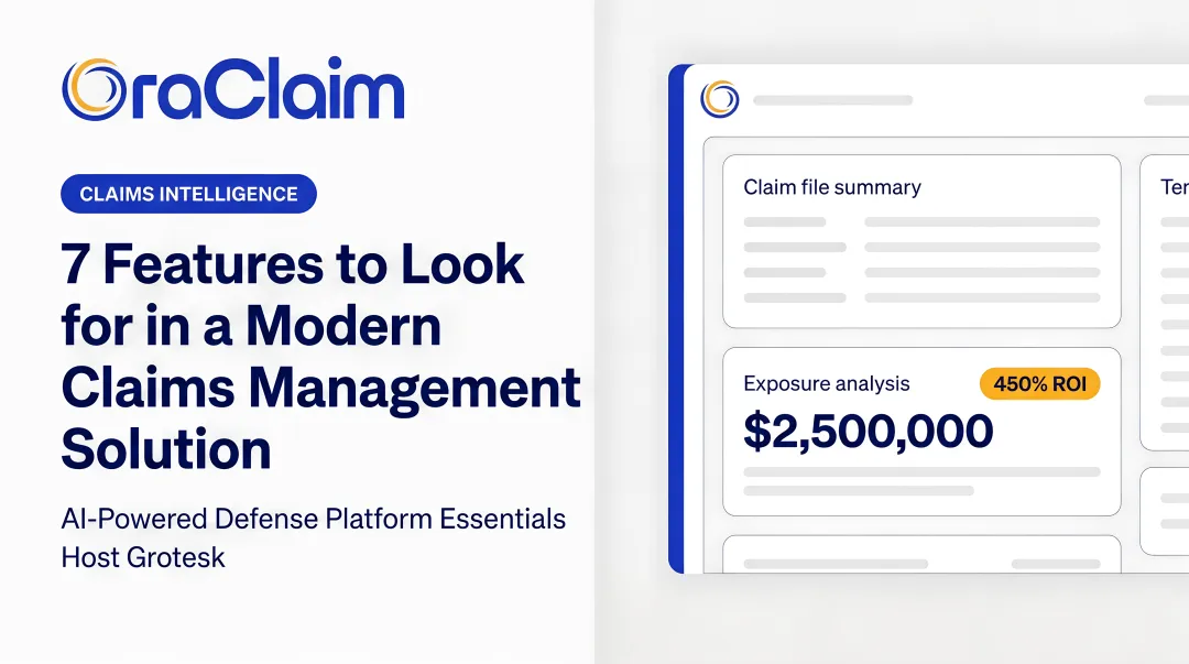 7 Features to Look for in a Modern Claims Management Solution