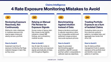 Four common rate exposure monitoring mistakes and how to avoid each error