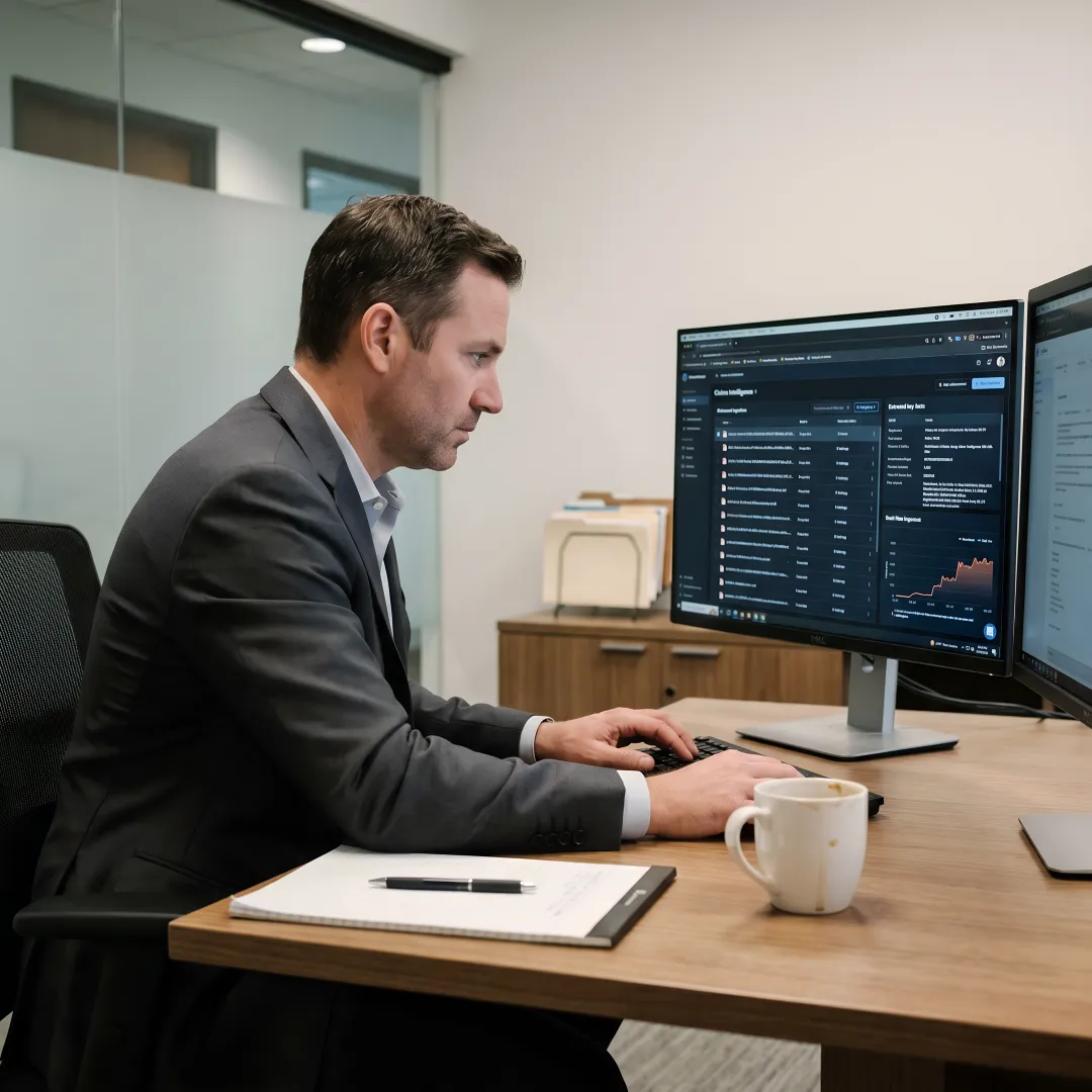 AI claims workflow for insurance defense